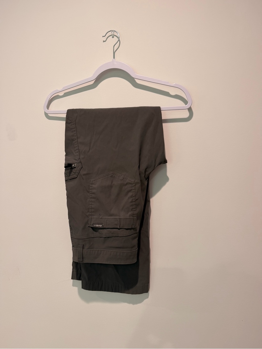 Eddie Bauer Grey Cargo Pants with Utility Pockets